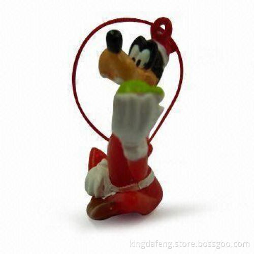 Christmas Ornament in Plastic Goofy Capsule Figure, Customized Designs are Welcome